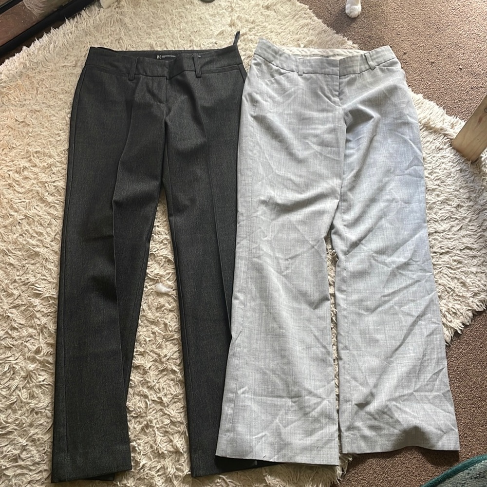 Two pairs of dressed up pants